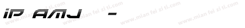 IP Amj明朝體字体转换
